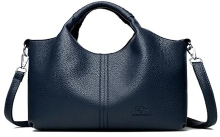 Weiches Leder Damen Handtasche Tote Bag Mode Luxus Frauen Schultertasche Trendy Weiblich Pendeln Crossbody Taschen Geldbörse