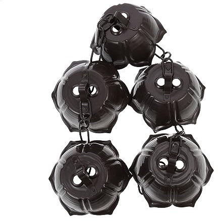 FONDOTIN Catena Antipioggia in Alluminio Unica Facile da Installare per Esterni