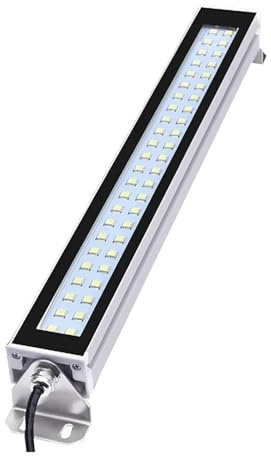 Led Machine Tool Work Light Waterproof Oil-Proof CNC Lathe Lighting Lamp 220V 24V Aluminum Alloy for Lathe Machine Tools(40cm Cool White,AC 100-230V)