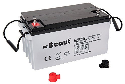 Beaut Solar Batterie 80 A 12 Volt AGM 350x167x180 mm
