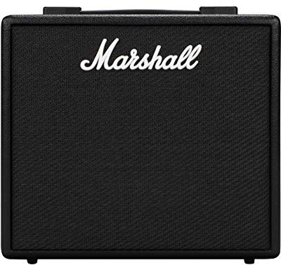 Marshall Code 25 Digital Guitar Combo Amp, Amplifer Suitable for Electric Guitar - Black