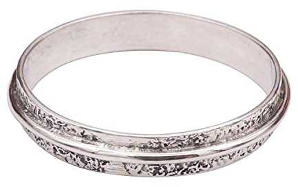 Silberring aus massivem 925er Sterlingsilber schöner Bandring alle Größen Männer Frauen Ring Geschenkartikel Statement handgefertigter Schmuck GESR71 (65 (20.7))