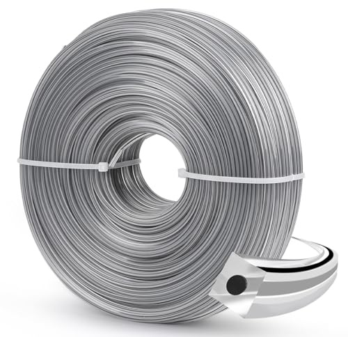 SWAWIS Trimmertråd 2,4 mm 100 m professionell grästrimmer tråd nylon trimmer tråd gräsklippare, fyrkantig