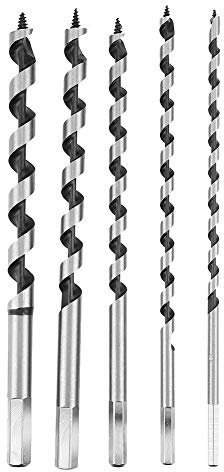 Punta da trapano a coclea per taglio rapido in acciaio al carbonio con impugnatura esagonale, strumento da falegname per la lavorazione del legno