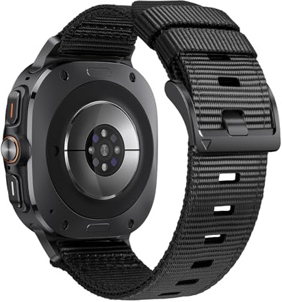 Nylonrem kompatibel med Samsung Galaxy Watch Ultra 47 mm, andningsbar och lätt rem för Samsung Ultra Watch Band för män, 47mm