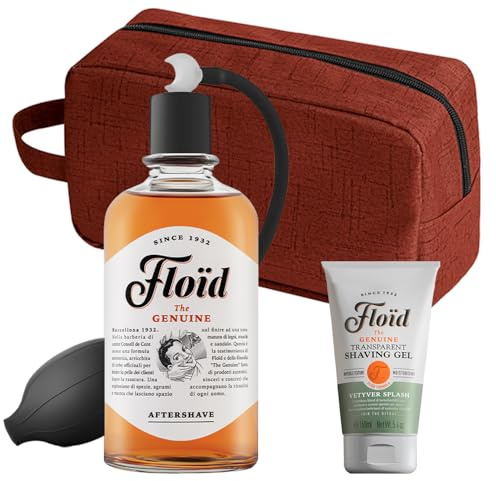 Floid Dopobarba Uomo da 400ml con Gel da Rasatura da 150ml, Spruzzatore e Beauty Altèax