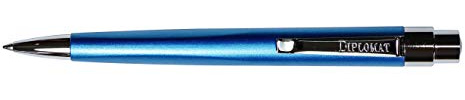 DIPLOMAT - Stylo Bille Magnum - Bleu Egéen - Simple & Léger - Écriture Fine et Agréable - Allure Dynamique - Savoir Faire Traditionnel - Garantie 2 Ans - D40903040
