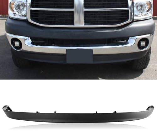 GRAND ORANGE Lower Front Bumper Valance Air Deflector Compatible with Dodge Ram 1500 2002-2008 / Fit Ram 2500 3500 03-09 Pickup Textured Black CH1090125