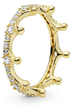 PANDORA Anillo Corona Resplandor Transparente 168654 C01 50 MUJER