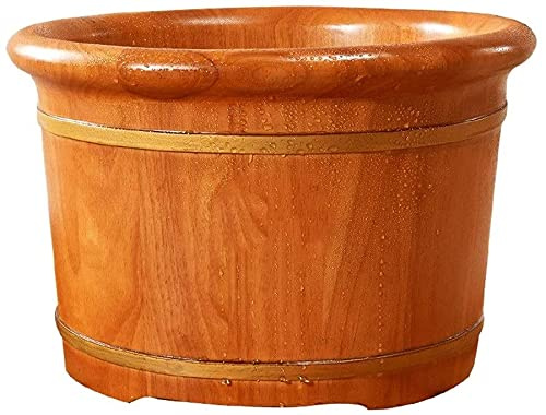 Foot Tub Wooden Foot Basin Household Gift Foot Soaker Tub,Wooden Foot Soak Sauna Foot Tub, Massage, Spa, Sauna, SoakHandmade Wooden Footbath Tubs,Foot Bath Wooden Bucket Foot Spa,Sauna Accessories Hou