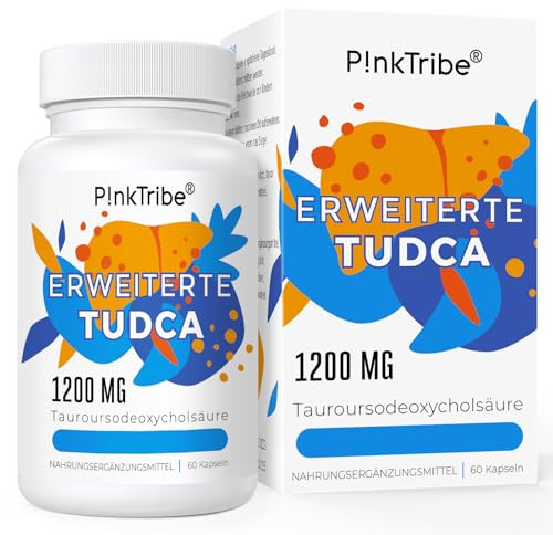 TUDCA Supplement 1200mg pro Portion, 60 Kapseln, Ultra Strength Tauroursodeoxycholic Acid, Erstklassige Qualität