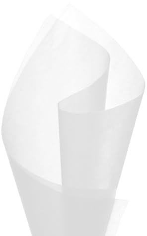 Pauspapier - 100g/100 Blatt, Glatte Oberfläche, Durchscheinend, Hochwertig, Bedruckbar, Malen, Pausen, Basteln