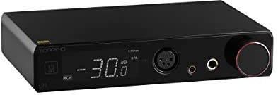 TOPPING L70 Fully Balanced NFCA Headphone Amp - 4-Pin-XLR/4.4mm balanced/6.35mm SE Headphone Jacks amplifier 7500mW x 2 Ouput R2R volume control HiFi Amp Audio Hi-Res Preamplifier Black