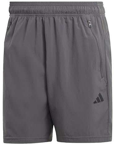 adidas Herren Train Essentials Woven Training Shorts, Grey Five/Black, XXL