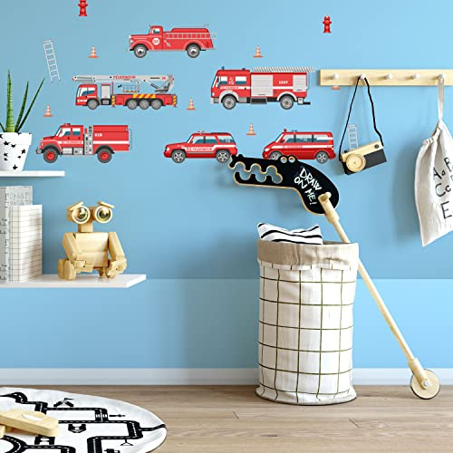 Wandtattoo Feuerwehr Einsatzwagen Baby Fire für Kinderzimmer