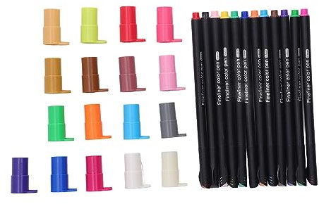 Zubehör für Stiftadapter, Schneidemaschine, ABS-Stiftset mit Feiner Spitze, mit 17 Verschiedenen Stiftadaptern, Kompatibel für Maker 3 und Explore Air 2