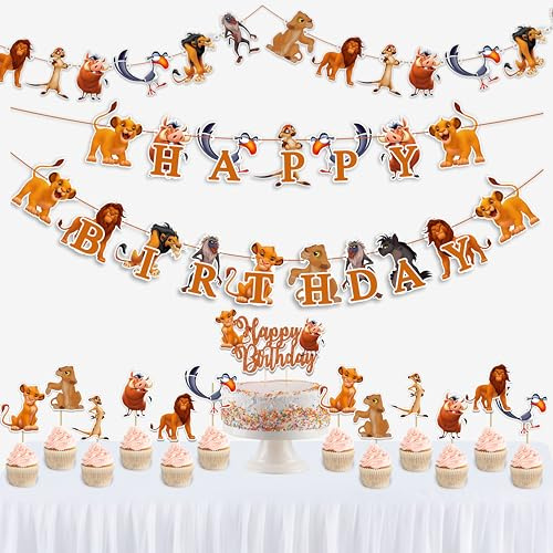 Seyal® The Lion Kng Theme Birthday Party Supplies