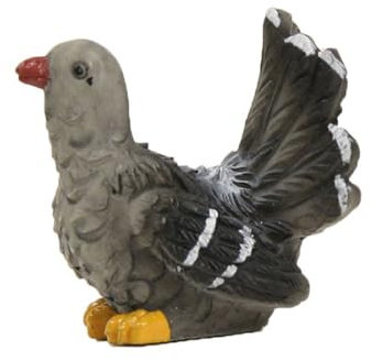 FADEDA Piccione/altezza: 3cm/dipinta a mano/figurine del presepe fedeli ai dettagli, decorazione della tavola di Natale accessori presepe