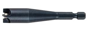 C.K Tools Roofing Bolt Driver Bit, Magnetic 4 Blade Design for Roofing Bolts, Impact Rated S2 Steel, 6.35mm Hex Shank, Ideal for Roofing Tools and Impact Drivers, CK T4561