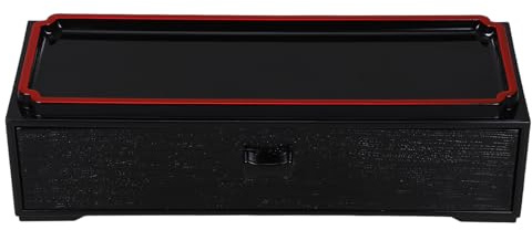 Alipis Caja De Almacenamiento De Chopsticks De Madera Acabado De Organizador De Utensilios Multifuncional para Cocina Japonesa para Mantener La Vajilla Limpia y Ordenada