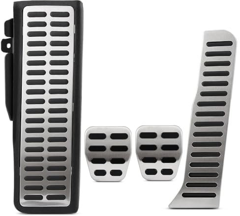 Pedalsatz Fußpedal Edelstahl Auto Pedale Für Q3 Für MK1 8U 2011 2012 2013 2014 2015 2016 2017 2018 Gaspedal Bremse Rutschfeste Pedal Abdeckung Pad(4pcs)