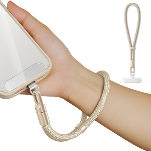 newplenty Cordon Telephone Portable,Laniere Telephone Portable Dragonne De Poignet Réglable Pour La Plupart Des Smartphones Anti Perte Avec Camel