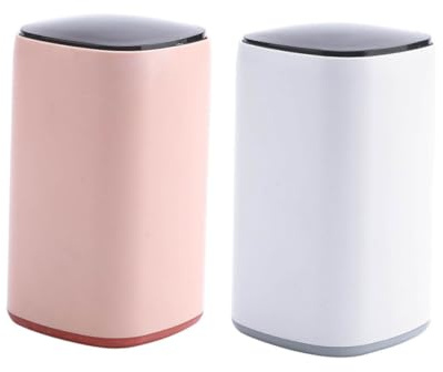 Alipis Porta Stuzzicadenti e Cotton Fioc, Contenitore Doppio Scomparto, 2 Pezzi, per Cucina di Casa e Ristorante, Ordinato e Pulito Colore Casuale