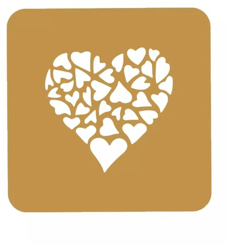 Stencil amore - stampo in silicone