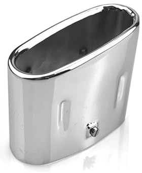 Silenziatore Per BMW Z3 1.8 1.9 Per Cabrio Terminale di scarico Trim 53x113mm / 90mm 18129416186 Punta del tubo scappamento Suggerimenti scarico marmitta di scarico(Chrome)