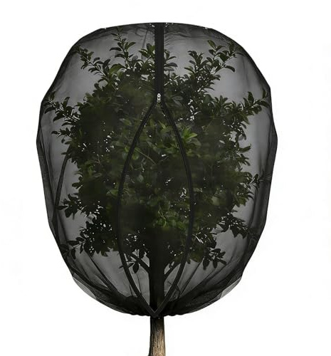 Red de pájaros para jardín, malla protectora de barrera de animales reutilizable con apertura de cremallera, red de jardín, barrera para pájaros, para arbustos de arándanos, viveros, invernaderos
