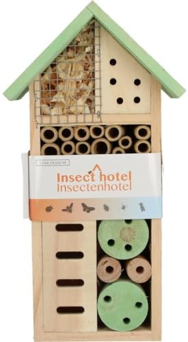 Hübsches, kleines Insektenhotel - farblich sortiert - preis pro Stück - Höhe ca. 26 cm