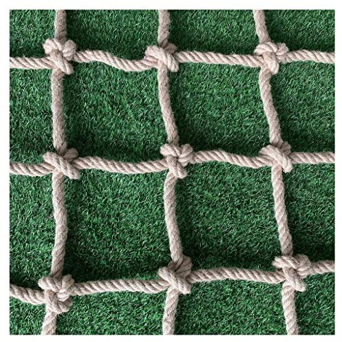 Schutznetz Sicherheitsnetz Nylon Ladungs Seilnetz Kletternetz für Kindertraining, Balkontreppengeländer für Kinder, Retro-Deckendekorationsnetz, Isolationsnetz für Frachtanhänger, 2 * 3M (7 * 10ft)