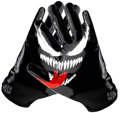 TAQCHA Villain Football Receiver Gloves (Youth M-)