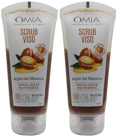2x Scrub Viso, Esfoliante e Nutriente, ARGAN 75ml
