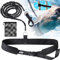Swimming Belt 2.5-7.5M Adjustable Swimming Resistance Belt Swimming Training Belt Swimming Belt Pool Adults Children Swimming aid for any Swimming Pool Without Swimming Line Stationary