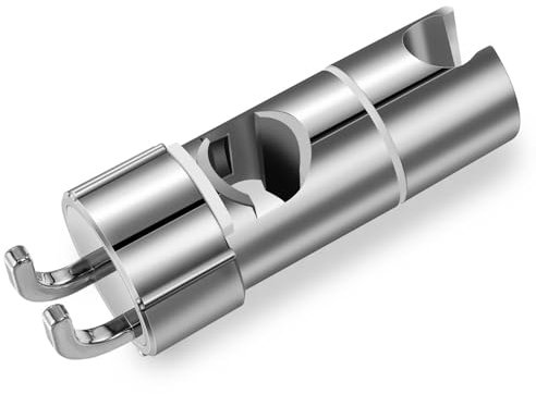 Vinabo Supporto Soffione Doccia, Supporto Doccia Senza Foratura, 18-25 mm, Diametro Regolabile, Supporto Doccetta con Gancio, Installazione Semplice