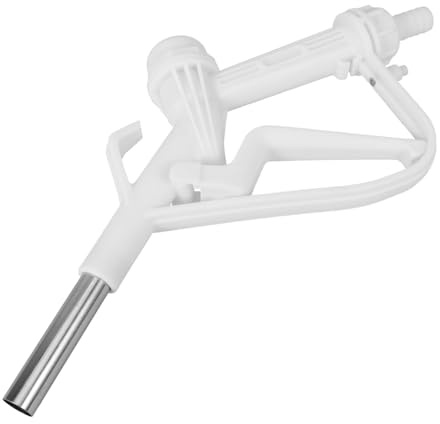 Ugello di Riempimento Manuale Bianco in Pp e Acciaio Inox | Diametro Adattatore 19/14mm, Ugello 19/17mm, Design Versatile per Rifornimento Rapido