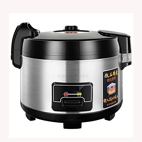 Olla arrocera grande (10/13/15 l), olla arrocera comercial, olla interior antiadherente, for restaurantes, comedores, escuelas, alimentación de 220-240V US/EU(15L)