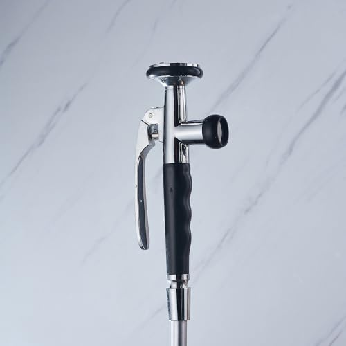 Qussse Handbrause für Waschbecken, Profi Gastro Handbrause küchenarmatur mit G1/2 Zoll Schnittstelle für Küche Ziehen Wasserhahn, Schwarz