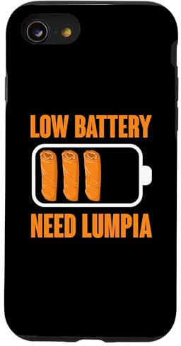 iPhone SE (2020) / 7 / 8 low battery need lumpia Design for a enthusiast of lumpia Case
