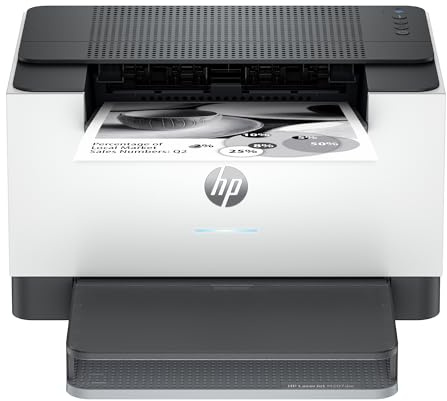 HP Laserjet M207dw Impresora láser inalámbrica, blanco y negro, dúplex, ideal para oficina