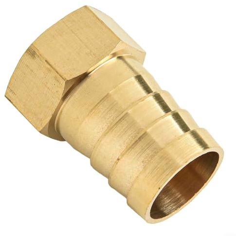 Messing-Schlauchverbinder mit Barb-Endstück, 3/4 Zoll für BSP-Innengewinde für zuverlässige Rohrinstallation (25 mm)