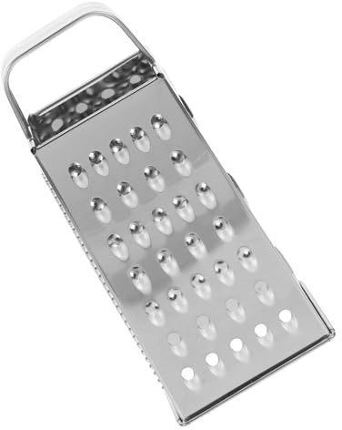 LAPYAPPE Rallador de Verduras Multifuncional de Acero Inoxidable 20 Cm Diseño de Cuatro Caras Antideslizante para Cocina Hogar y Uso Diario