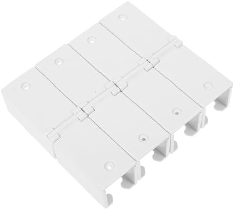 Ipetboom 4 Pezzi Connettore per Binario Tende Soffitto Giunto per Binari Facile da Installare Attrezzi Resistente e Versatile per Uso Domestico e Ufficio