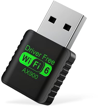Chiavetta WiFi per PC, USB WiFi 6 AX900, Adattatore Wi-Fi USB Dual Band 5GHz 2.4GHz, Velocità fino a 900 Mbps, Chiavetta Internet con Tecnologia MU-MIMO e Crittografia WPA3, Supporta Windows 7/10/11