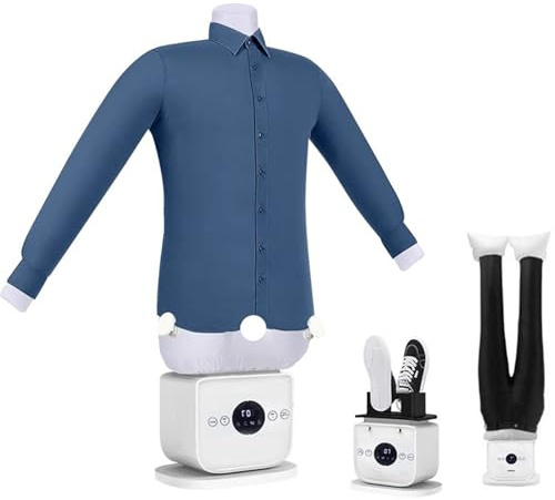 Plancha automática, plancha inflable, portátil y ultrasilenciosa, secadora de ropa y quita arrugas para camisas, zapatos y pantalones. A
