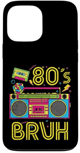 Bruh Boombox Radio stéréo rétro années 80 pour Hommes, Femmes, Enfants Coque pour iPhone 13 Pro Max