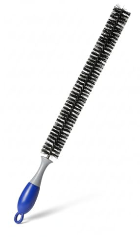 HiFEN® Radiator Cleaning Brush, Long Thin 75cm Brush, Boar Bristles Brush with Comfortable Handles for Cleaning Radiators, Dryer Lint and Washing Machines