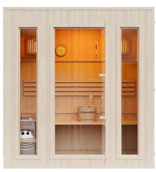 Vente-unique - Sauna finlandesa - 4/5 plazas - L 180 x 120 x H 190 - Ulvila