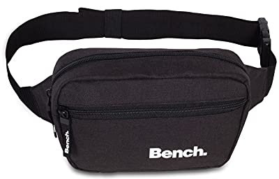 Bench Classic Unisex Bauchtasche - Gürteltasche & Hüfttasche für Damen und Herren, Handytasche, Schwarz, 23x13x6 cm